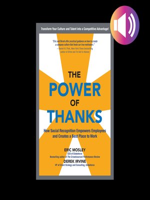 cover image of The Power of Thanks
